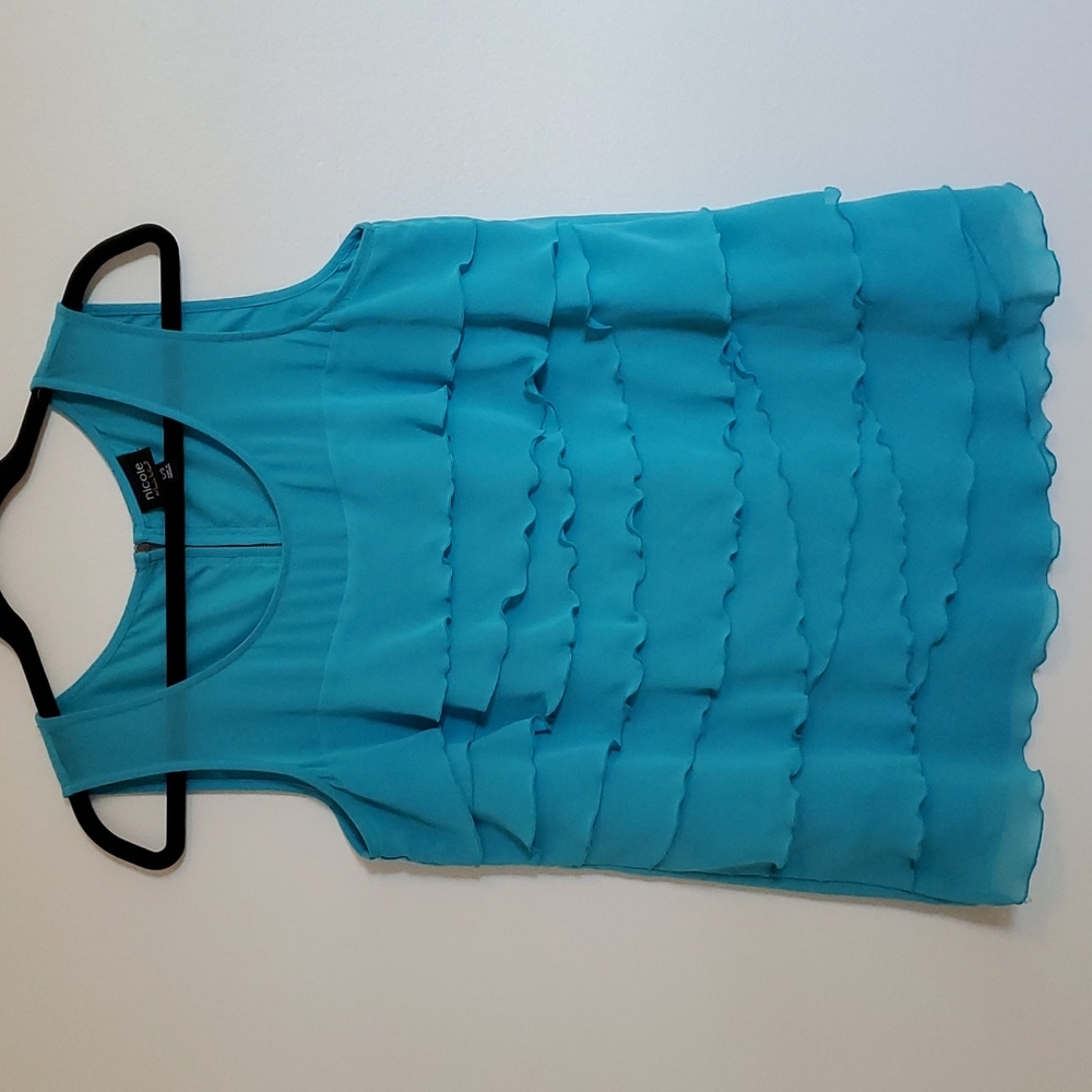 Nicole Miller sleeveless blouse.
